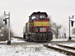 Lokomotiva 731 026-1 přejíždí přejezd v Tovačově-Anníně cestou na tovačovské nádraží   Foto: Michal Boček
