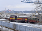 Při obsluze tovačovské prefy byla lokomotiva 731 026-1 pěkně z nadhledu vyfotografována   Foto: Michal Boček