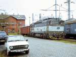 Krátce před nezbytným posunem a následným odjezdem s Mn "vlakem" do Lobodic byla v Kojetíně zdokumentována lokomotiva 750 079-6 dne   Foto: Rosťa Kolmačka