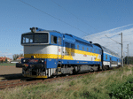 "Brejlovec" 750 333-7 odjíždí z Kojetína s výlovovým zvláštním vlakem do Tovačova   Foto: Rosťa Kolmačka