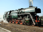 Dokonalost a krásu parního stroje dokumentuje tento snímek lokomotivy 464.202, pořízený v Lobodicích   Foto: Pavel Symerský