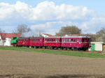 Při jízdě s parním vlakem do Tovačova byl koncový "Hurvínek" M131.1454 v Kojetíně vyfotografován   Foto: Stanislav Plachý